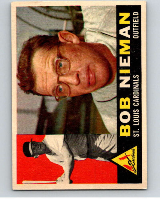 1960 Topps #149 Bob Nieman  St. Louis Cardinals  V66896 Image 1