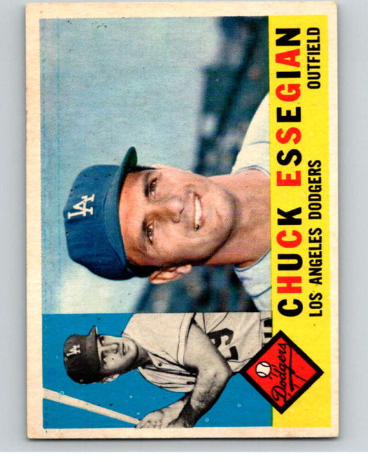 1960 Topps #166 Chuck Essegian  Los Angeles Dodgers  V66900 Image 1