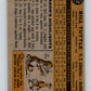 1960 Topps #367 Bill Tuttle  Kansas City Athletics  V66909 Image 2