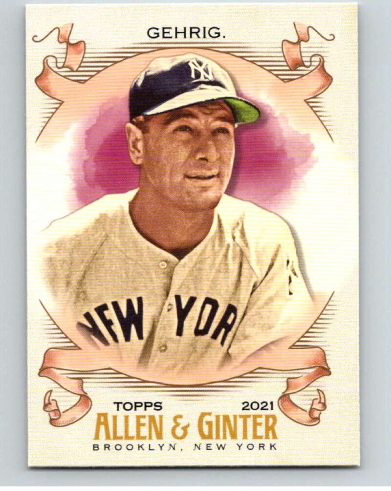 2021 Allen and Ginter #119 Lou Gehrig  New York Yankees  V66926 Image 1