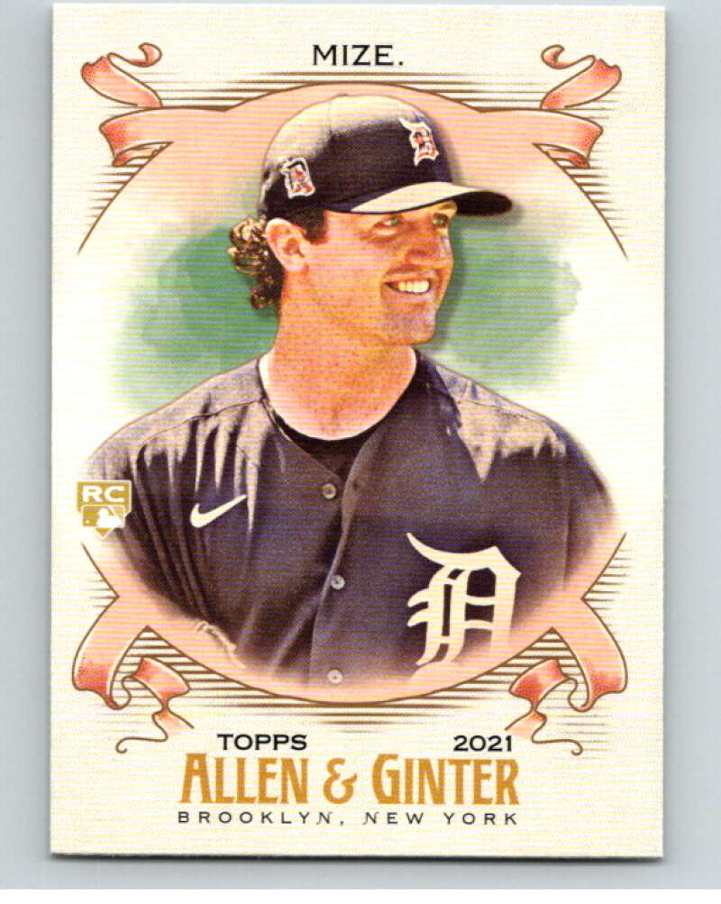 2021 Allen and Ginter #138 Casey Mize  RC Rookie Detroit Tigers  V66930 Image 1