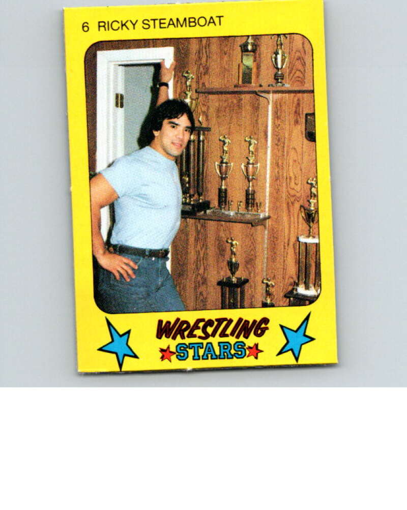 1986 Monty Gum Wrestling Stars #6 Ricky The Dragon Steamboat   V66955 Image 1