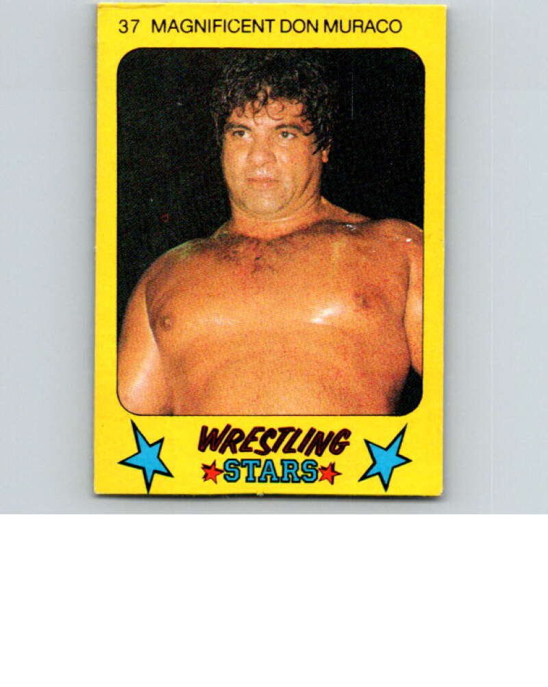 1986 Monty Gum Wrestling Stars #37 Don Muraco   V66998 Image 1