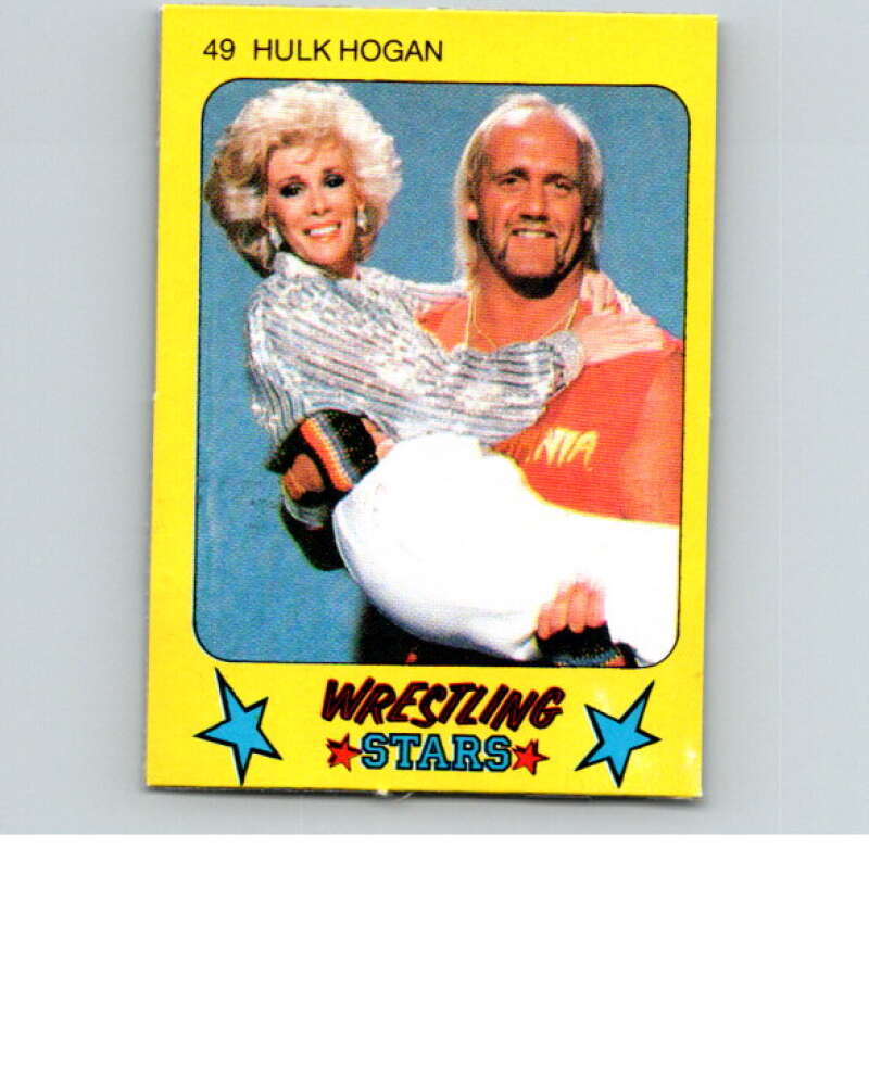 1986 Monty Gum Wrestling Stars #49 Hulk Hogan   V67005 Image 1