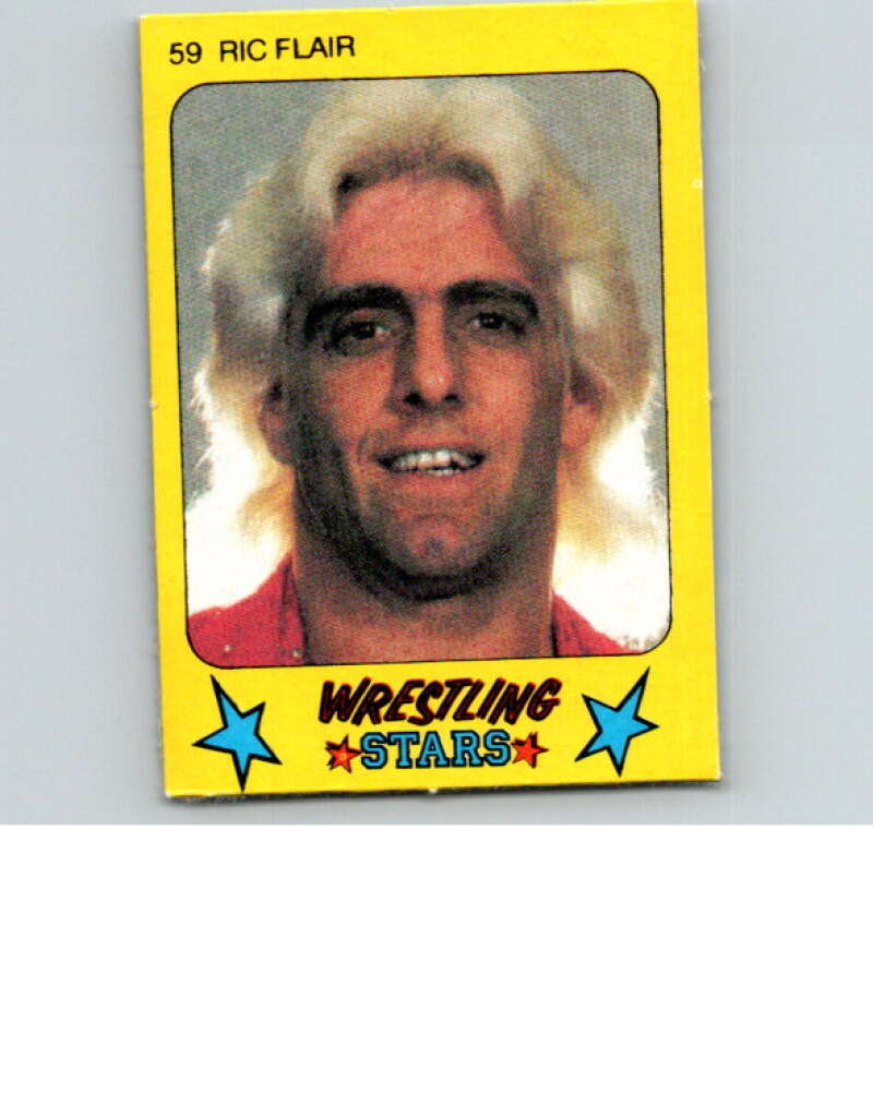 1986 Monty Gum Wrestling Stars #59 Ric Flair   V67026 Image 1