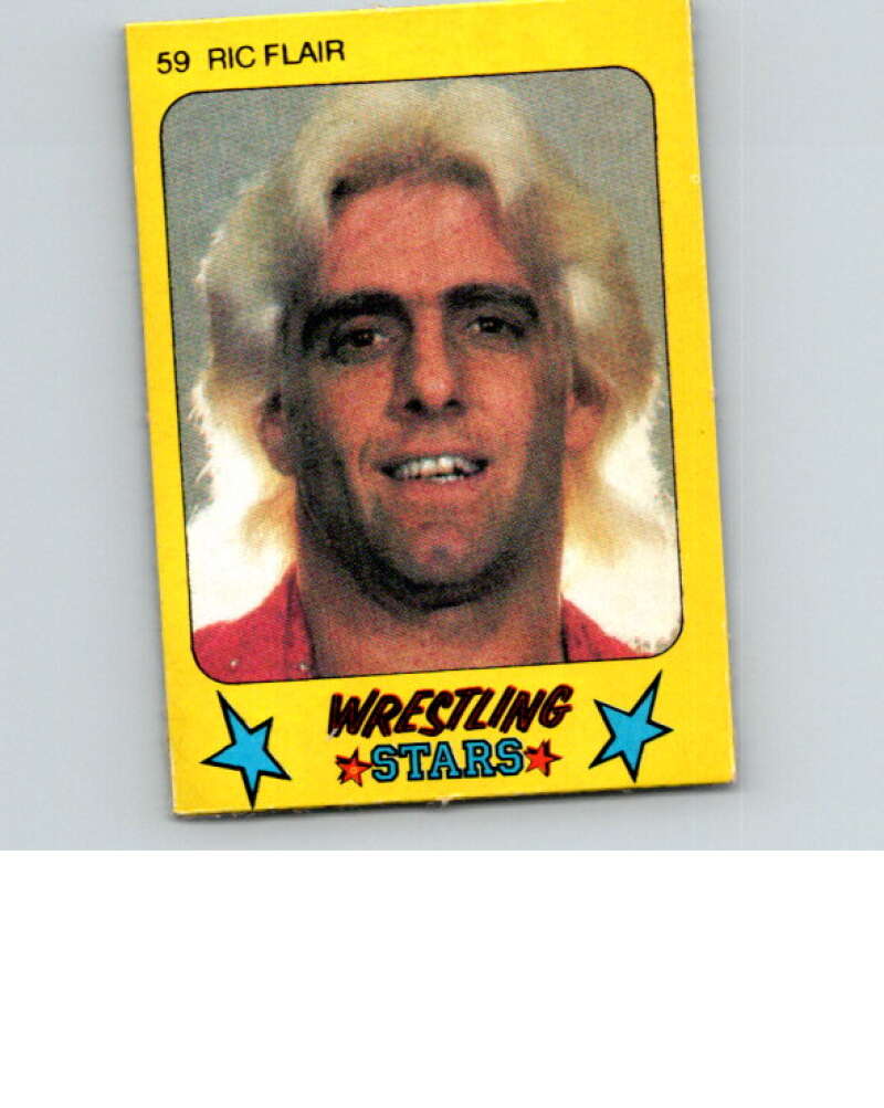 1986 Monty Gum Wrestling Stars #59 Ric Flair   V67027 Image 1