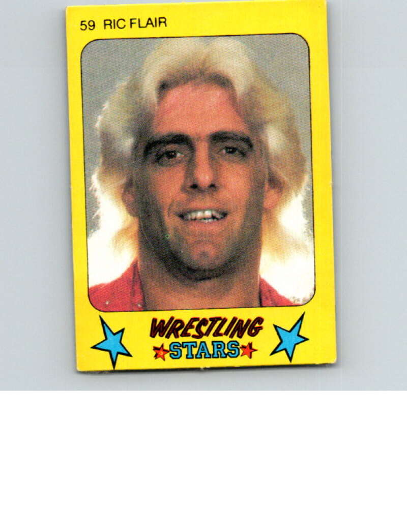 1986 Monty Gum Wrestling Stars #59 Ric Flair   V67028 Image 1