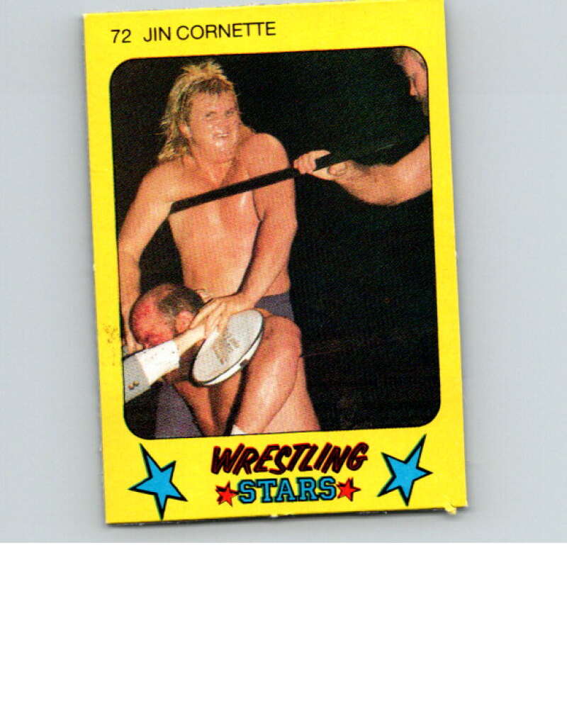 1986 Monty Gum Wrestling Stars #72 Jim Cornette   V67035 Image 1
