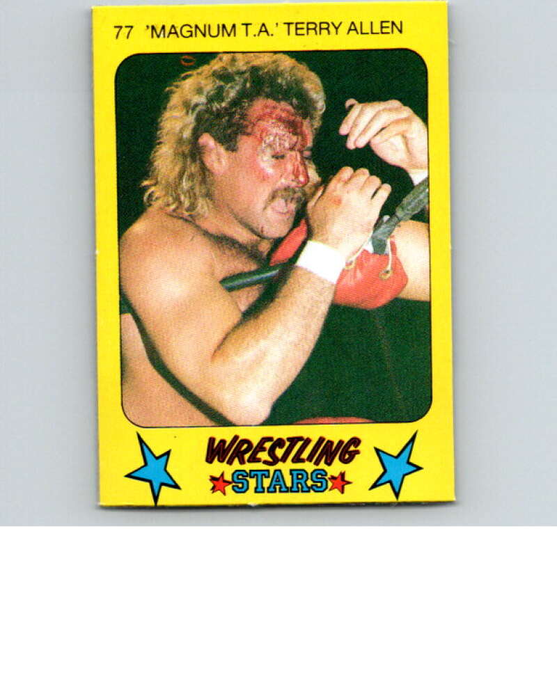 1986 Monty Gum Wrestling Stars #77 Magnum T.A.   V67038 Image 1