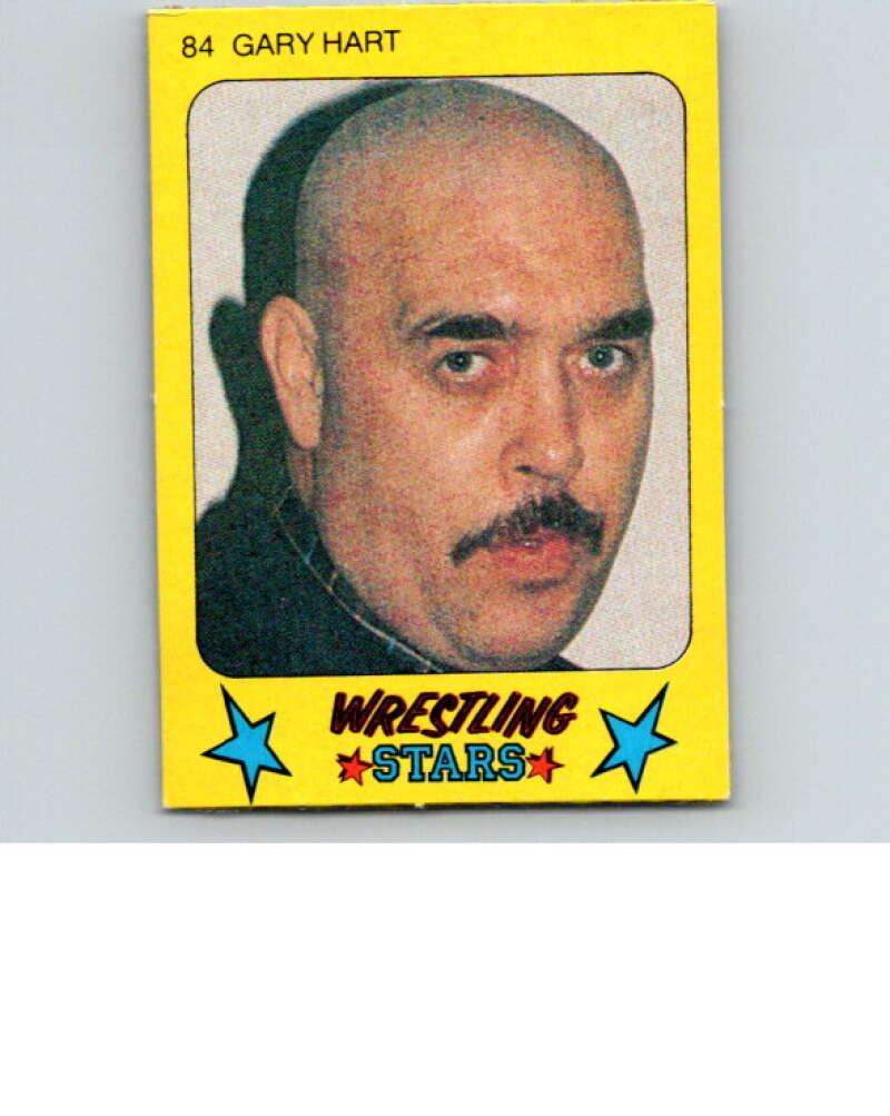 1986 Monty Gum Wrestling Stars #84 Gary Hart   V67042 Image 1