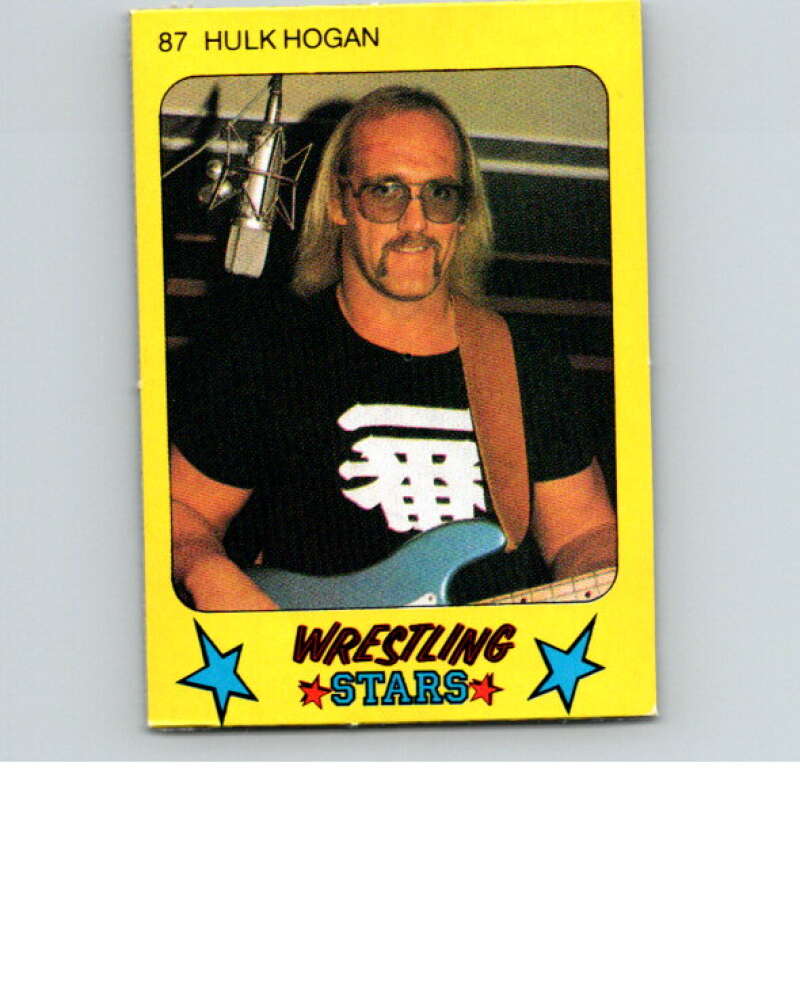 1986 Monty Gum Wrestling Stars #87 Hulk Hogan   V67044 Image 1
