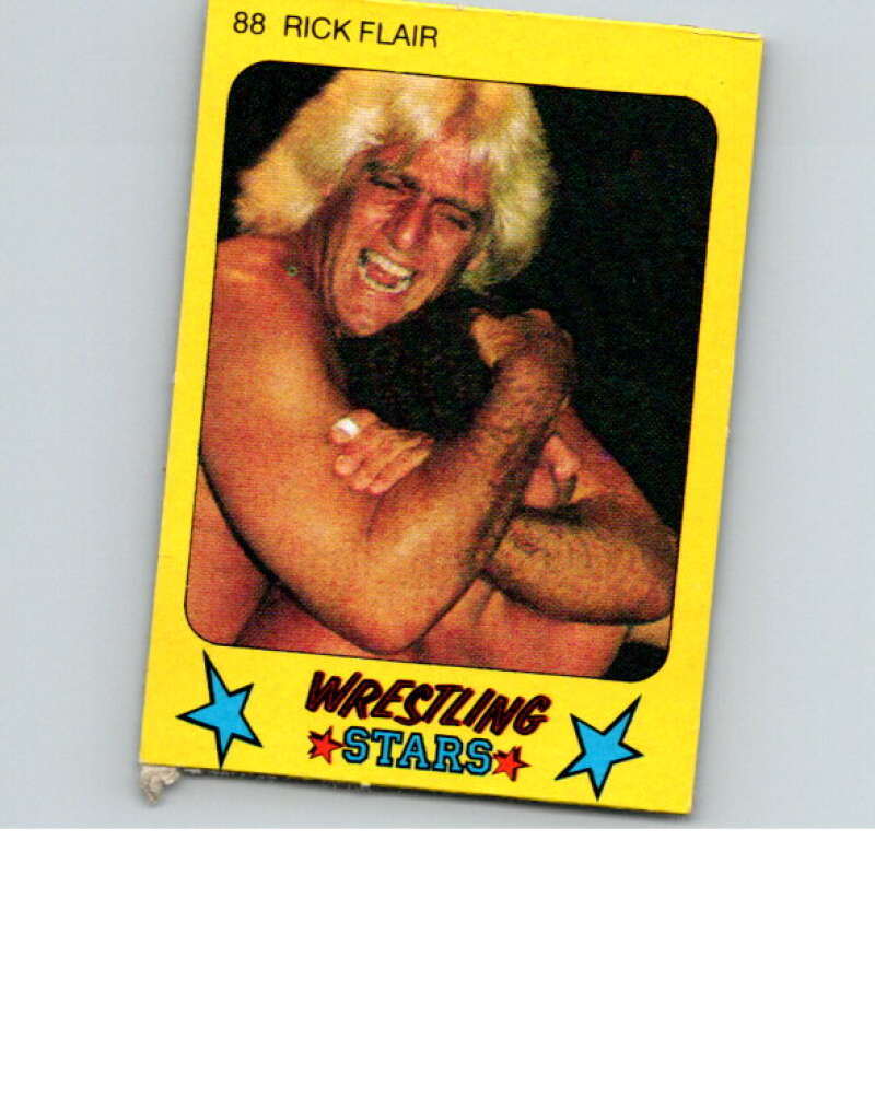 1986 Monty Gum Wrestling Stars #88 Ric Flair   V67046 Image 1