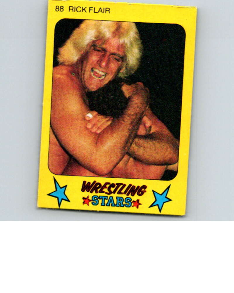 1986 Monty Gum Wrestling Stars #88 Ric Flair   V67047 Image 1