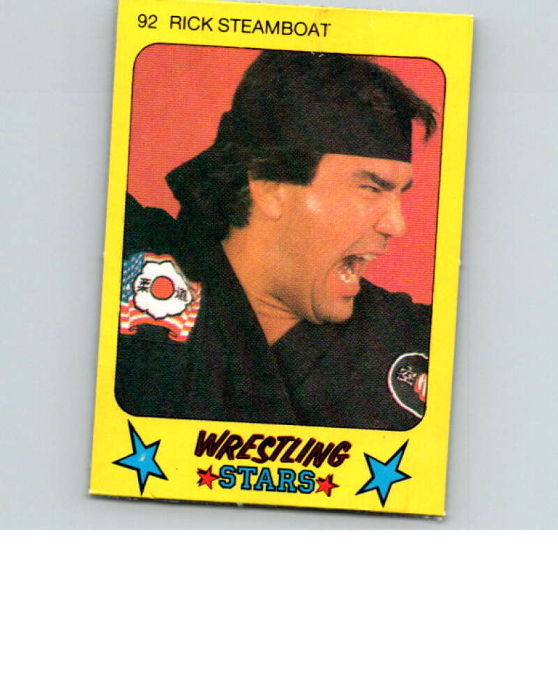 1986 Monty Gum Wrestling Stars #92 Ricky The Dragon Steamboat   V67052 Image 1
