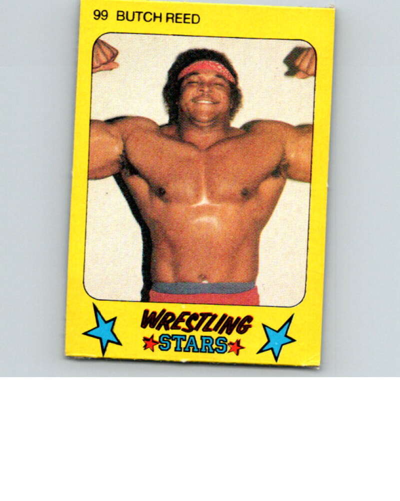 1986 Monty Gum Wrestling Stars #99 Butch Reed   V67058 Image 1