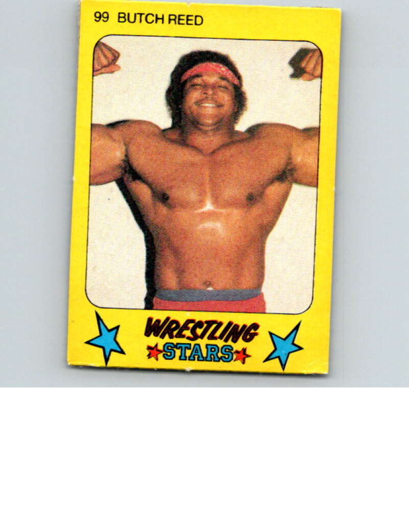 1986 Monty Gum Wrestling Stars #99 Butch Reed   V67059 Image 1