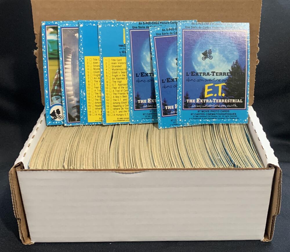 1982 E.T. O-Pee-Chee Movie Trading Cards - Lot over 380 cards! - Lot #2 Image 1