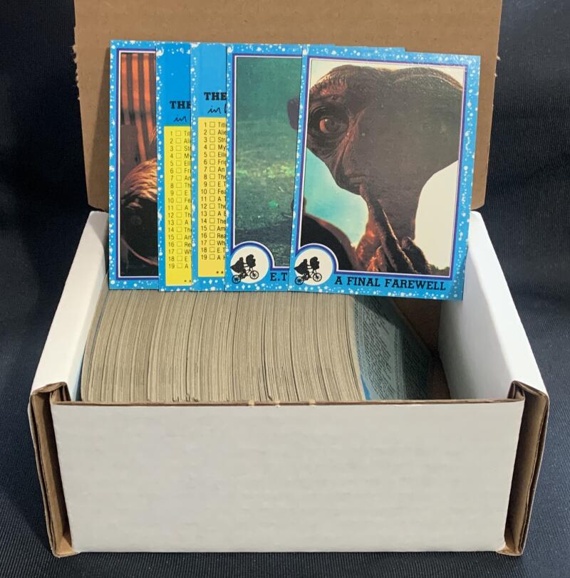 1982 E.T. Topps Movie Trading Cards - Lot over 170 cards! - Lot#1 Image 1