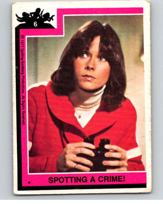 1977 Topps Charlie's Angels #6 Spotting a Crime   V67085 Image 1