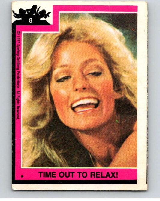 1977 Topps Charlie's Angels #8 Time Out To Relax   V67091 Image 1