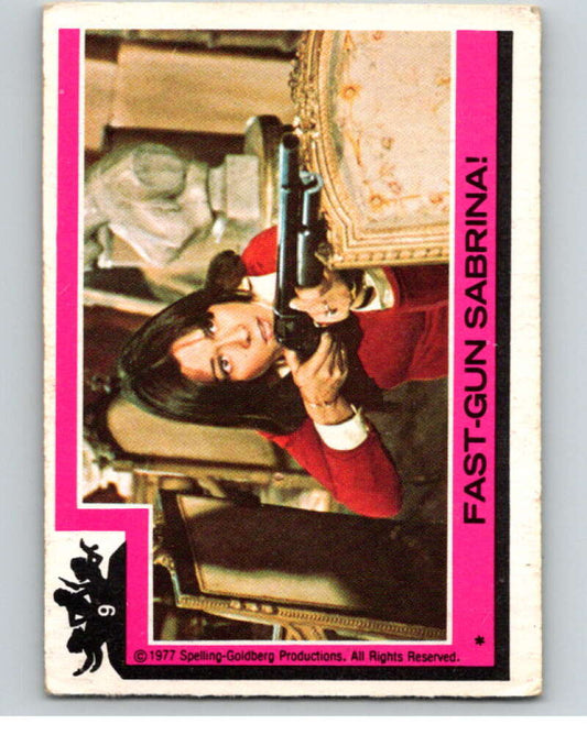 1977 Topps Charlie's Angels #9 Fast-Gun Sabrina   V67096 Image 1