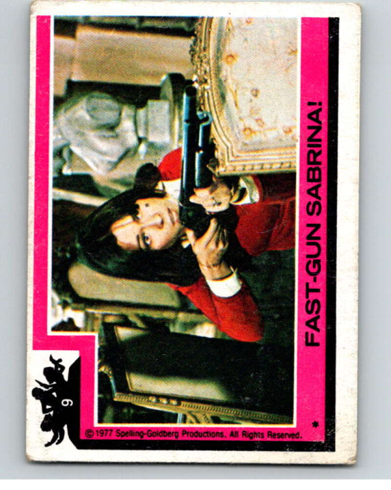1977 Topps Charlie's Angels #9 Fast-Gun Sabrina   V67098 Image 1