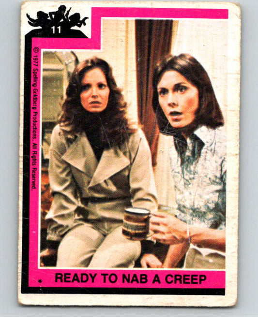 1977 Topps Charlie's Angels #11 Ready To Nab a Creep   V67109 Image 1