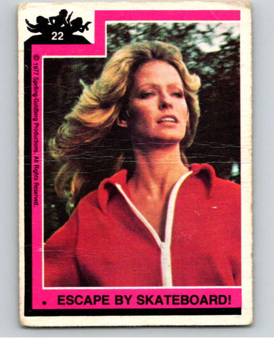 1977 Topps Charlie's Angels #22 Escape by Skateboard   V67139 Image 1