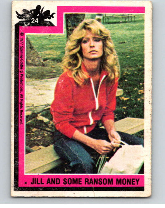 1977 Topps Charlie's Angels #24 Jill and Some Ransom Money   V67143 Image 1