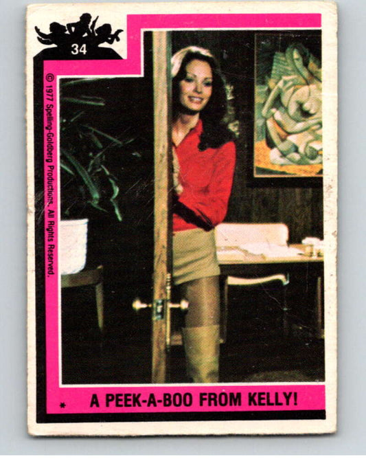 1977 Topps Charlie's Angels #34 A Peek-a-Boo from Kelly   V67179 Image 1