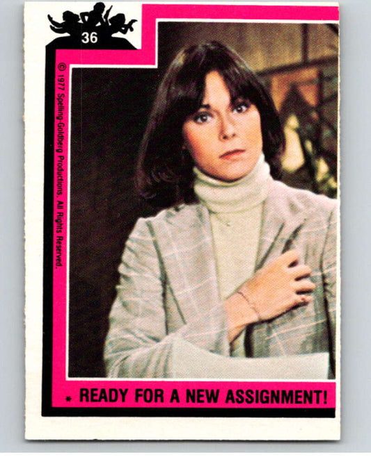 1977 Topps Charlie's Angels #36 Ready for a New Assignment   V67189 Image 1