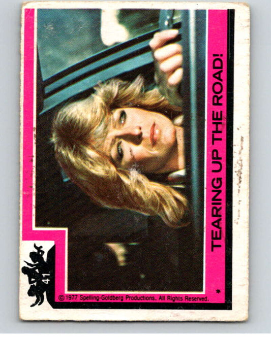 1977 Topps Charlie's Angels #41 Tearing Up the Road   V67209 Image 1