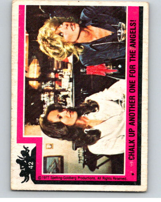1977 Topps Charlie's Angels #42 Chalk Up Another One for the Angels   V67211 Image 1