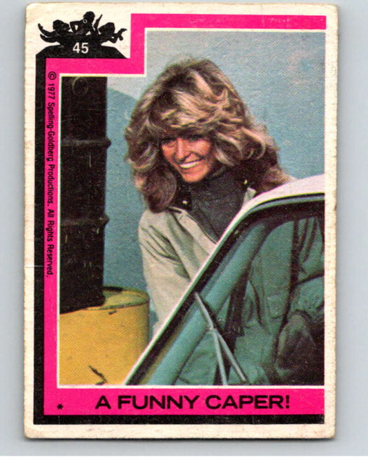 1977 Topps Charlie's Angels #45 A Funny Caper   V67230 Image 1