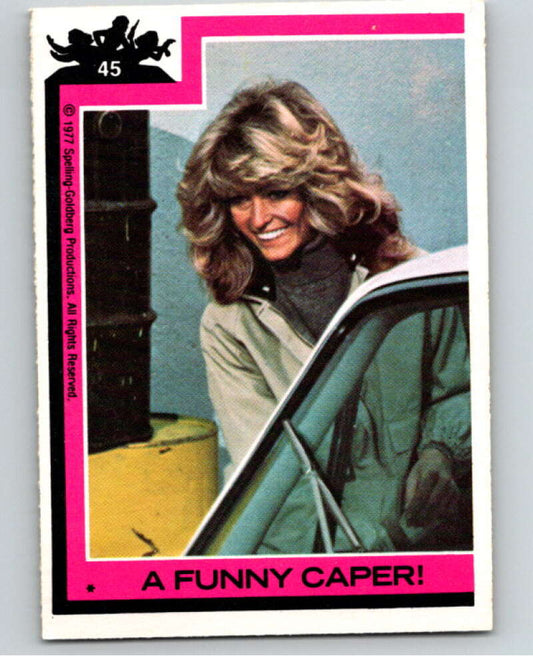 1977 Topps Charlie's Angels #45 A Funny Caper   V67232 Image 1