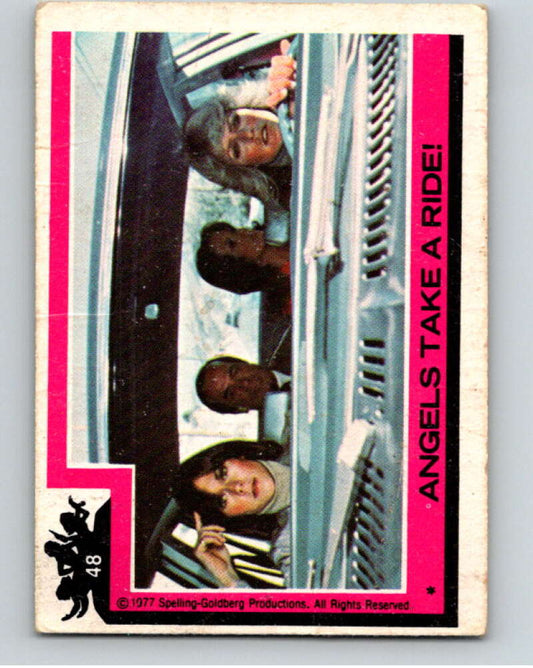 1977 Topps Charlie's Angels #48 Angels Take a Ride   V67239 Image 1