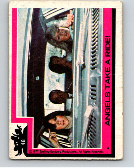1977 Topps Charlie's Angels #48 Angels Take a Ride   V67240 Image 1