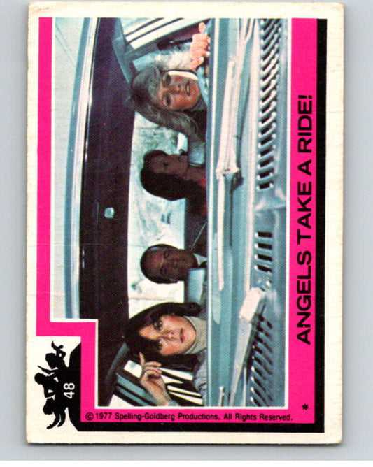 1977 Topps Charlie's Angels #48 Angels Take a Ride   V67242 Image 1