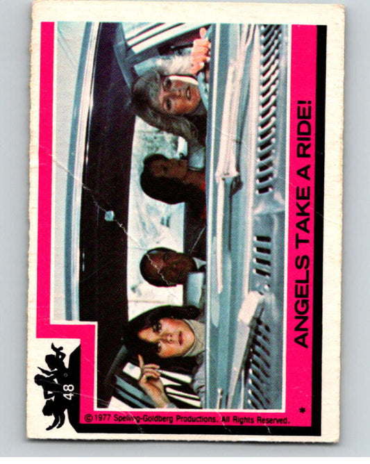 1977 Topps Charlie's Angels #48 Angels Take a Ride   V67243 Image 1