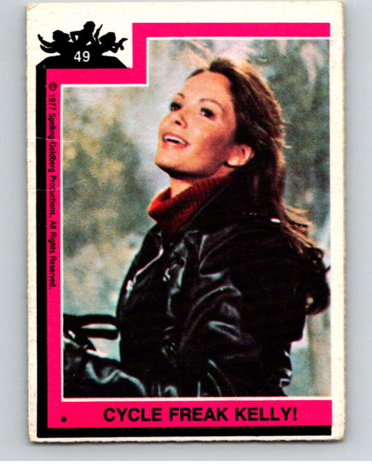 1977 Topps Charlie's Angels #49 Cycle Freak Kelly   V67244 Image 1