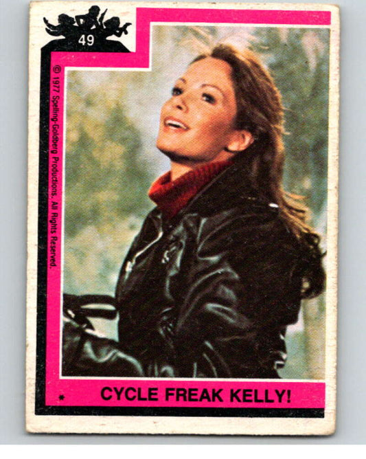 1977 Topps Charlie's Angels #49 Cycle Freak Kelly   V67245 Image 1
