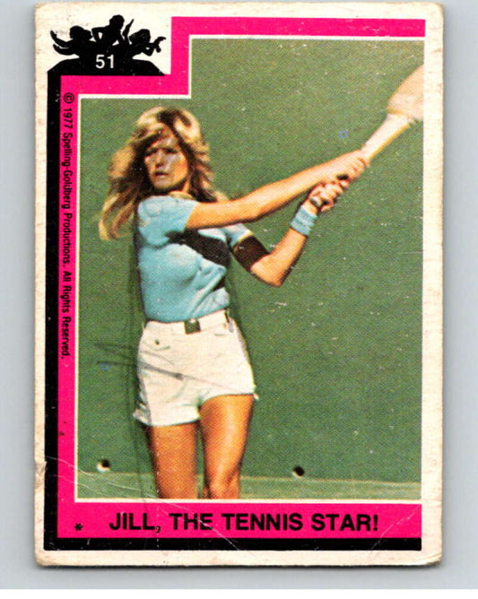 1977 Topps Charlie's Angels #51 Jill/the Tennis Star   V67249 Image 1
