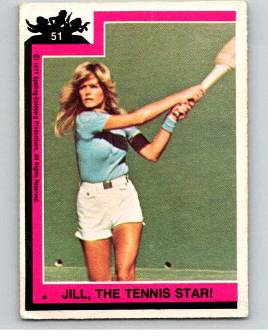 1977 Topps Charlie's Angels #51 Jill/the Tennis Star   V67253 Image 1