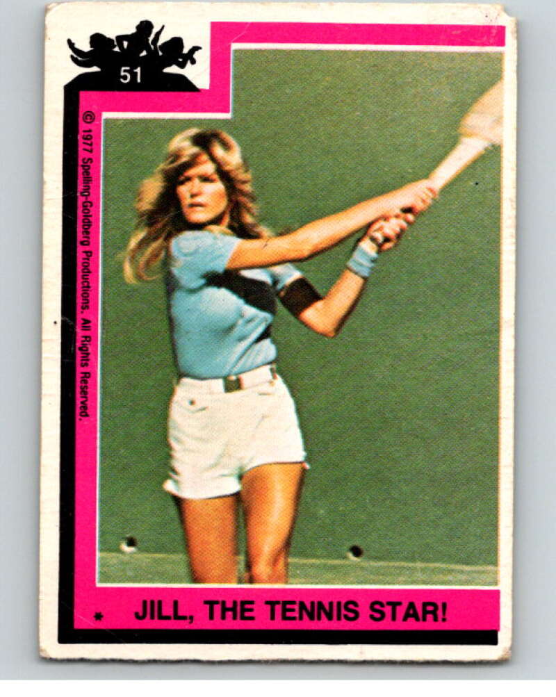 1977 Topps Charlie's Angels #51 Jill/the Tennis Star   V67254 Image 1