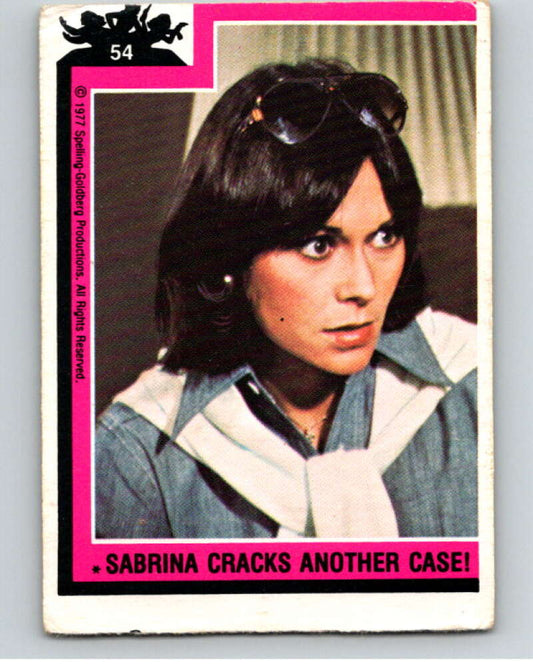 1977 Topps Charlie's Angels #54 Sabrina Cracks Another Case   V67268 Image 1