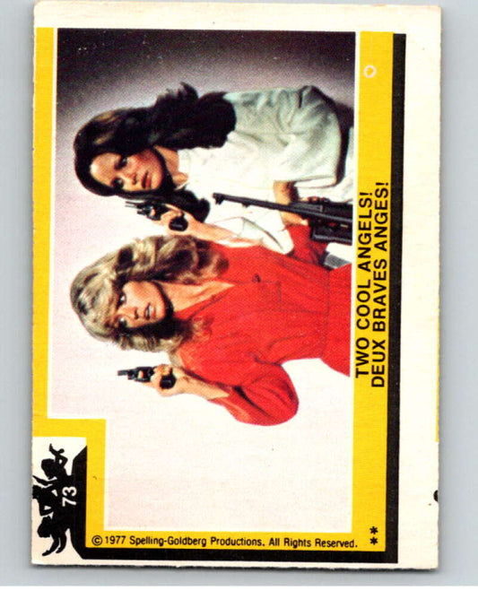 1977 OPC Charlie's Angels #73 Two Cool Angels   V67289 Image 1