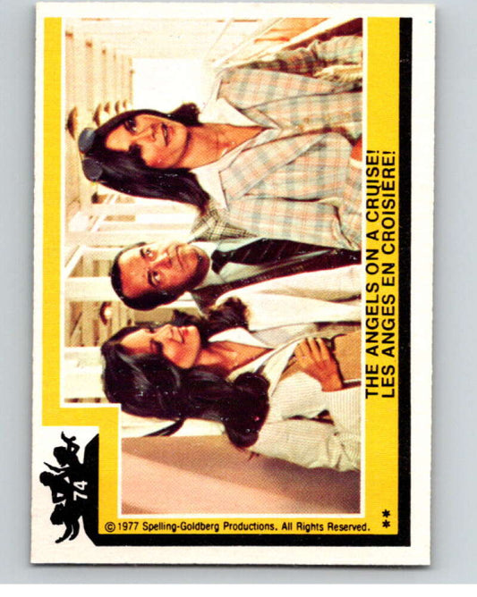1977 OPC Charlie's Angels #74 The Angels on a Cruise   V67292 Image 1