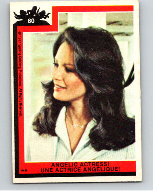 1977 OPC Charlie's Angels #80 Angelic Actress   V67293 Image 1