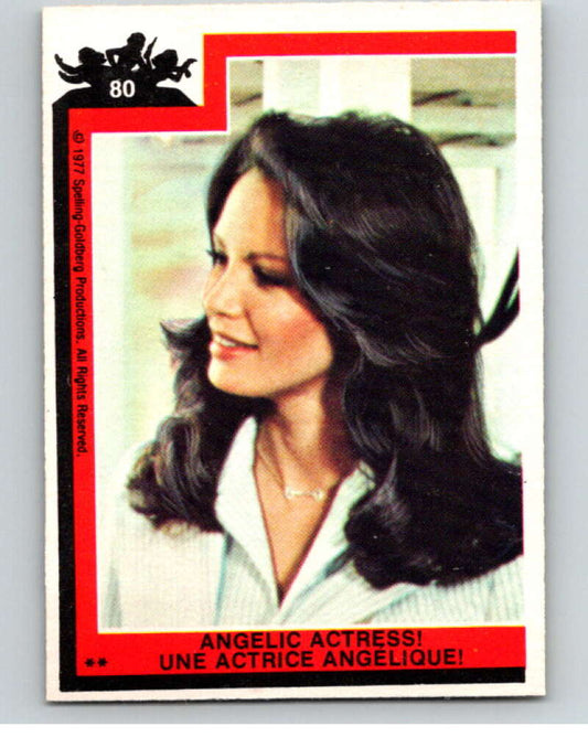 1977 OPC Charlie's Angels #80 Angelic Actress   V67295 Image 1