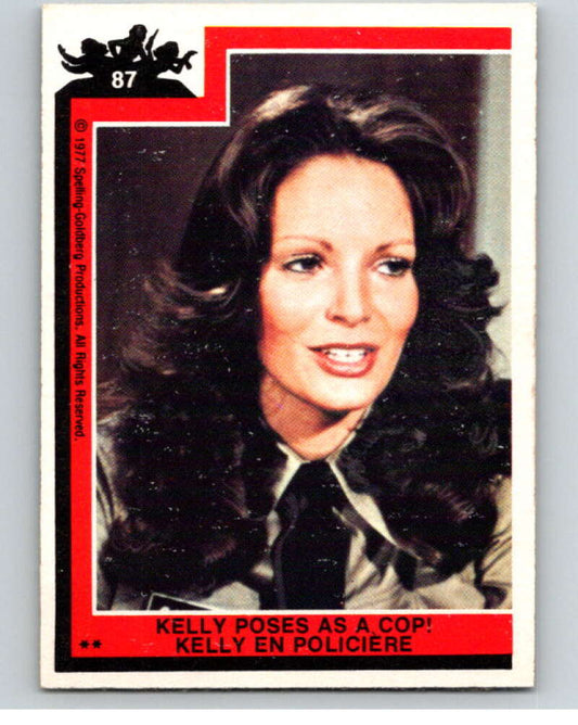 1977 OPC Charlie's Angels #87 Kelly Poses as a Cop   V67305 Image 1